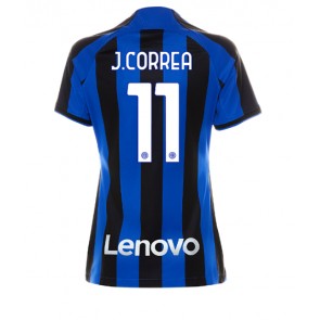 Inter Milan Joaquin Correa #11 kläder Kvinnor 2022-23 Hemmatröja Kortärmad